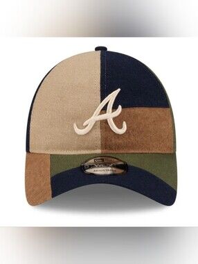 New Era Atlanta Braves MLB Three Loons Cotton Twill Patchwork 9Twenty Adjustable